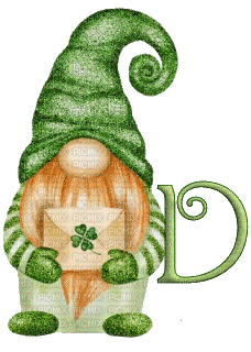 Nain Vert St-Patrick:) - Darmowy animowany GIF