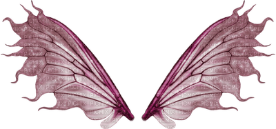 chantalmi aile wing papillon butterfly pink rose mauve purple - PNG gratuit