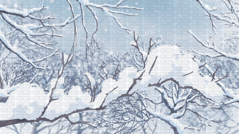 maj paysage neige - GIF animasi gratis
