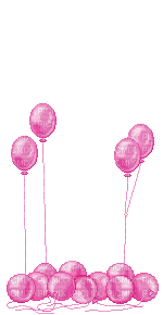 pink balloons - Ilmainen animoitu GIF