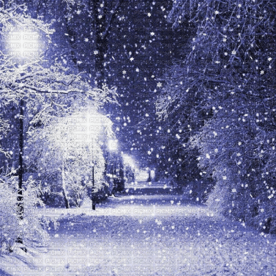 Snowing - Ilmainen animoitu GIF