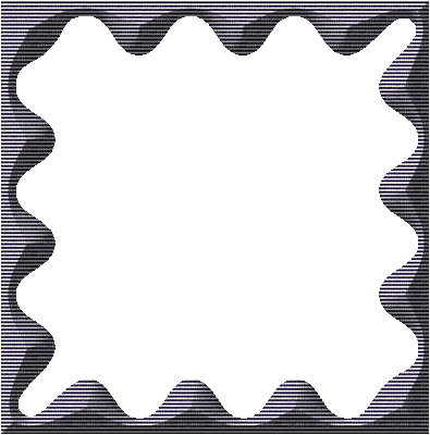 cadre frame grey - Zdarma animovaný GIF