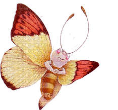 cecily-papillon anime - GIF animado gratis