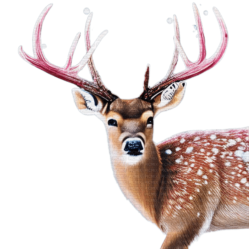 kikkapink winter deer animal - Free PNG