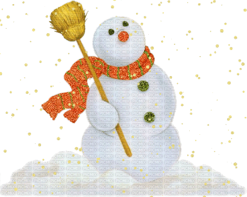 snowman gif - GIF animé gratuit