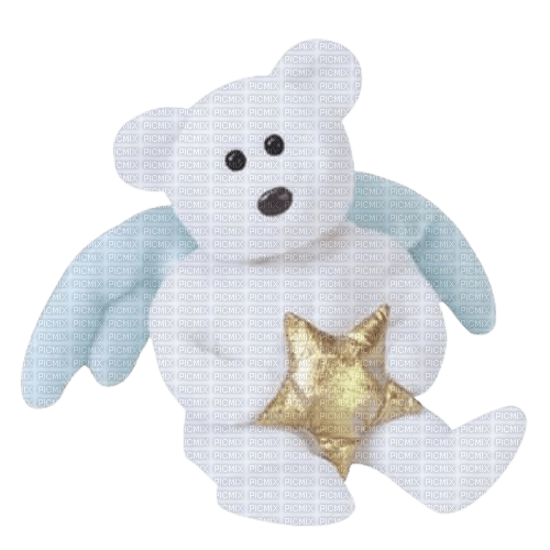 angel beanie baby gold star - безплатен png