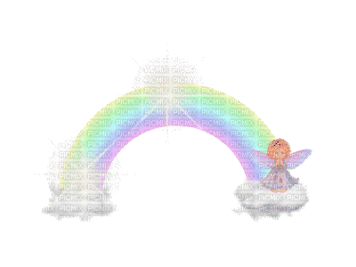 Tube Arc-en-ciel - Gratis animerad GIF