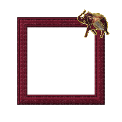 Small Burgandy Frame - Darmowy animowany GIF