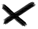 Crossed out X - gratis png