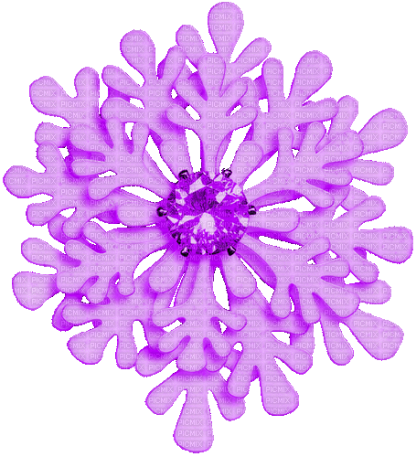Snowflake.Purple.Animated - KittyKatLuv65 - Gratis animeret GIF