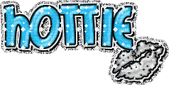 ana1292 on glitter-graphics . text hottie blue - GIF animasi gratis