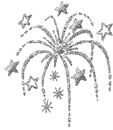 fireworks feuerwerk feu d'artifice  new year silvester  deco  la veille du nouvel an Noche Vieja канун Нового года  tube animated animation gif anime silver glitter - GIF animé gratuit