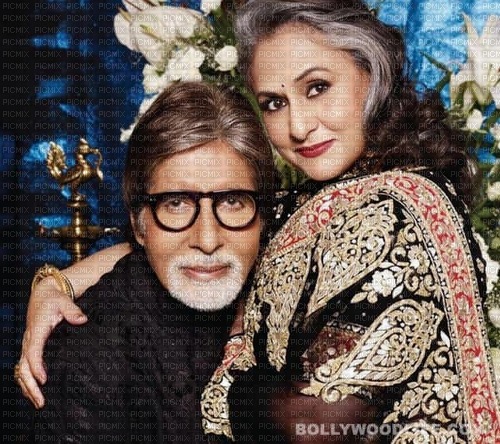 Amitabh Bachchan und Frau Jaya - gratis png