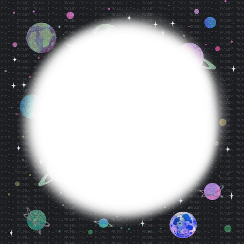 Space Planets Stars Frame Universe Galaxy - kostenlos png