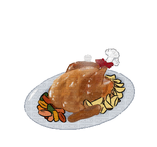 Thanksgiving Turkey - Gratis animeret GIF