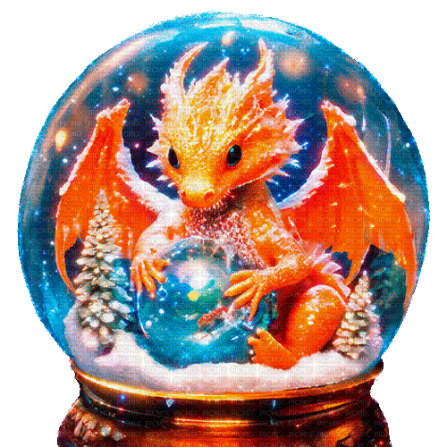 ball dragon by nataliplus - Gratis animerad GIF