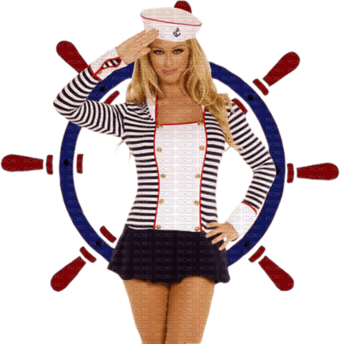 Jeune  femme  marine.Miriella - png gratis