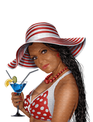 woman with drink bp - zdarma png