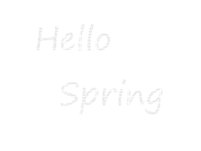 text spring white tube - Free PNG