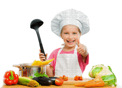 Kaz_Creations  Baby Enfant Child Girl Cooking - фрее пнг