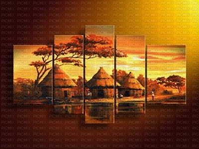 paysage africain - gratis png