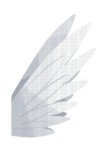 white angel wing animated - Бесплатный анимированный гифка