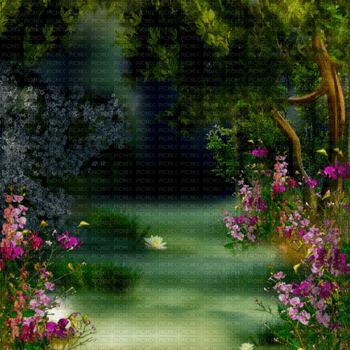 Y.A.M._Fantasy Landscape background - png gratis