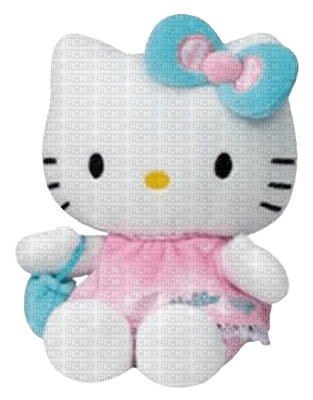 Ma peluche préférée ❤ doudou bleu clair rose robe rose Debutante hello kitty  B.C, peluche , doudou , hello , kitty , adorable , debutante - gratis png -  PicMix