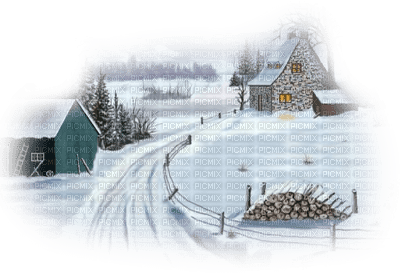 paysage hiver.Cheyenne63 - бесплатно png
