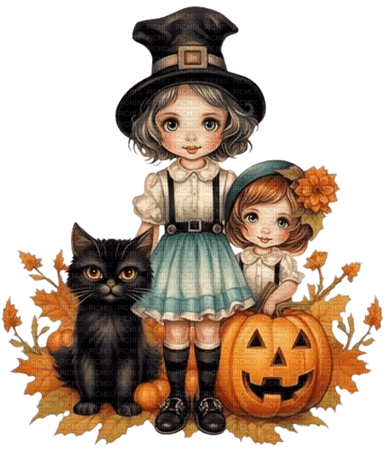 halloween, enfant, kind, child, autumn, herbst - бесплатно png