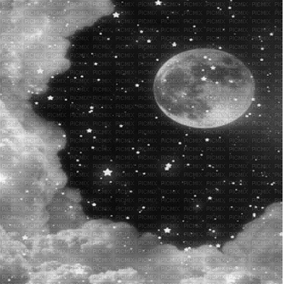 moon sky background (created with gimp) - Gratis geanimeerde GIF