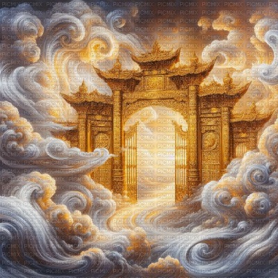 Clouds and Golden Gate - 免费PNG