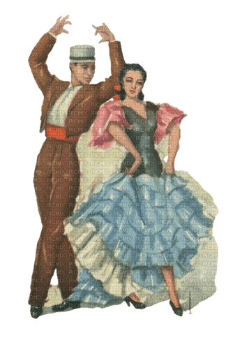 -Flamenco dancers Rosalia73- - gratis png
