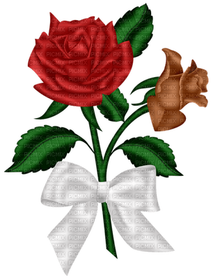 Kaz_Creations Deco Love St.Valentines Day Flowers - PNG gratuit