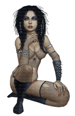 Kaz_Creations Woman Femme Gothic Halloween - δωρεάν png