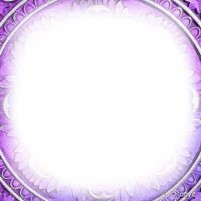 soave frame vintage art deco circle corner purple - PNG gratuit