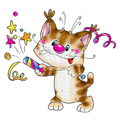 Kaz_Creations Cute Party Animals - Free PNG