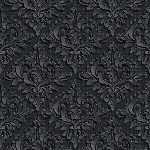 Black damask embossed background jpg - Free PNG