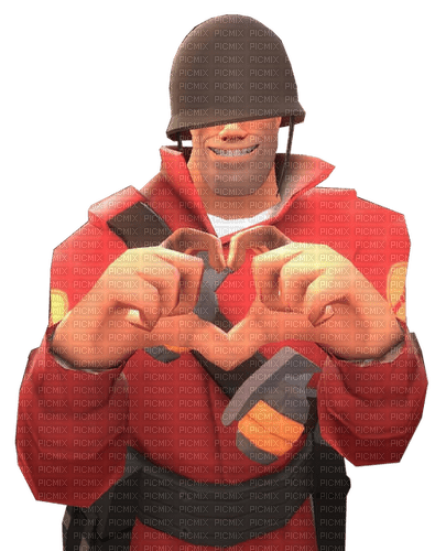 soldier heart hands - 無料png