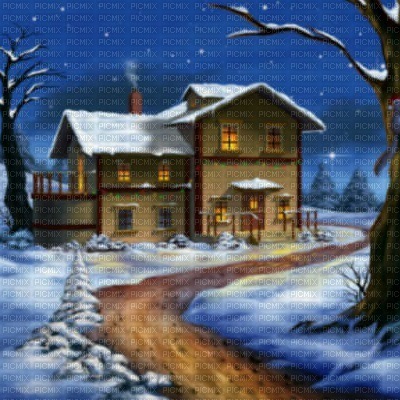 fond hiver background Winter Christmas noël - Free PNG