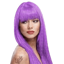 woman - purple - Nitsa 2 - kostenlos png