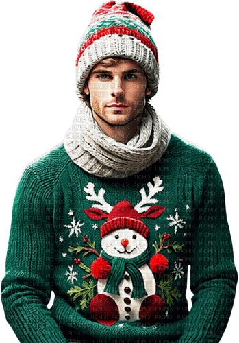 loly33 homme hiver - 無料png