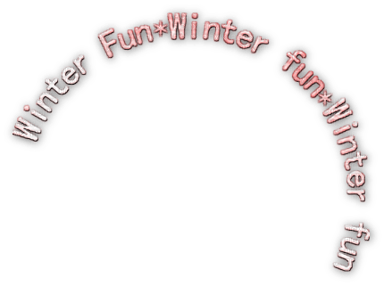 soave text winter fun pink - besplatni png