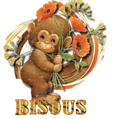 bisous - GIF animé gratuit