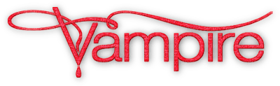 soave text vampire red - PNG gratuit