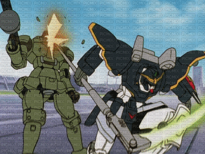 Gundam Deathscythe - Δωρεάν κινούμενο GIF