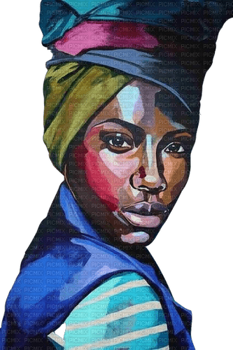 africa woman dolceluna painting african - PNG gratuit