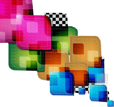 abstract squares - png gratis