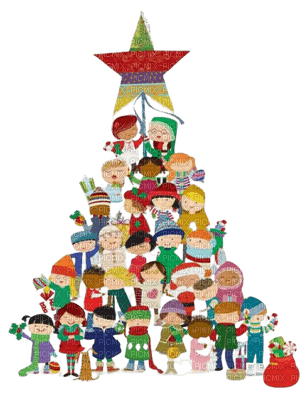 tree arbre baum  art abstract child enfants kinder   christmas noel xmas weihnachten Navidad рождество natal tube - Free PNG