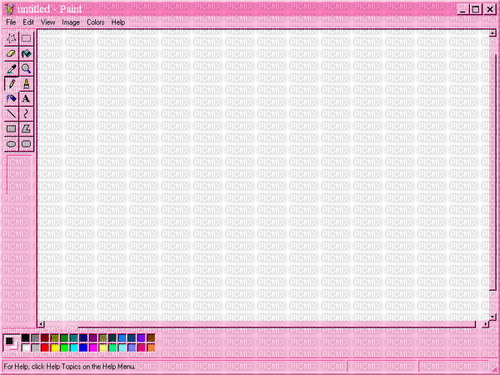 pink ms paint windows xp window - 免费PNG